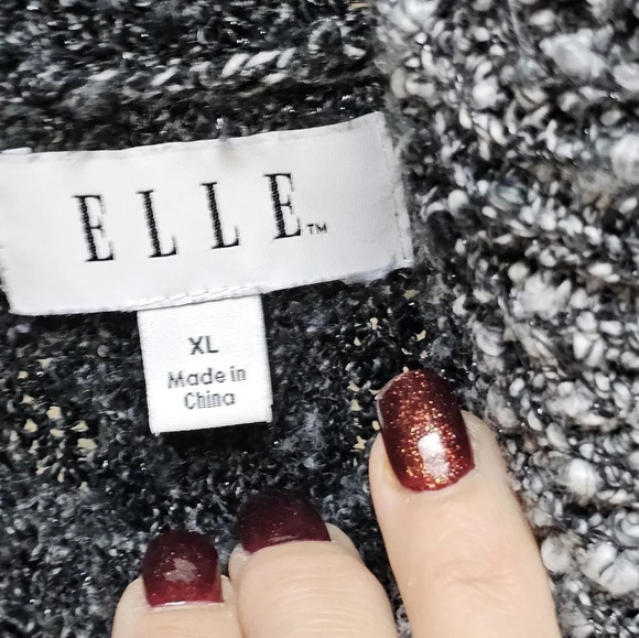ELLE Sweater Ombre Look Sz XL - Picture 3 of 8